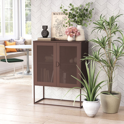 Lazaro Cabinet Bronze Storage TriadCommerceInc   