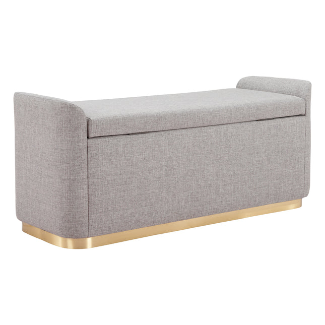 Dobo Storage Bench Gray Benches [TriadCommerceInc]   