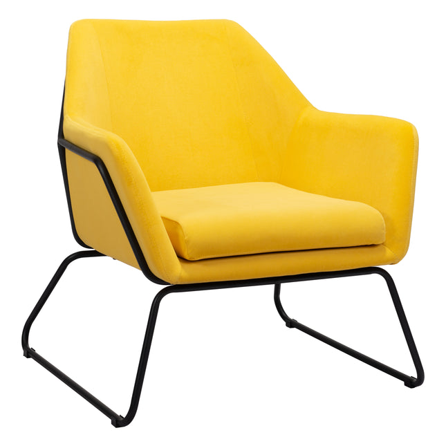 Jose Accent Chair Yellow Chairs TriadCommerceInc Default Title  