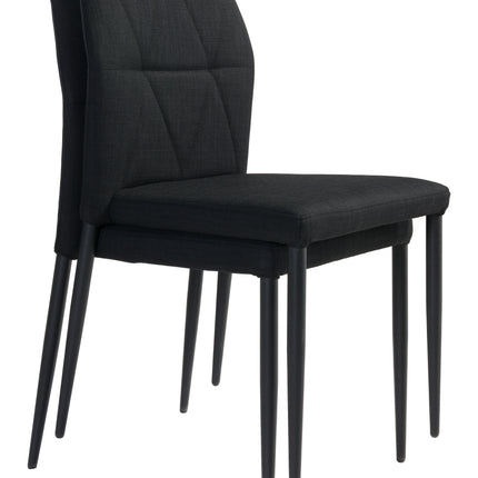 Revolution Dining Chair (Set of 4) Black Chairs TriadCommerceInc   