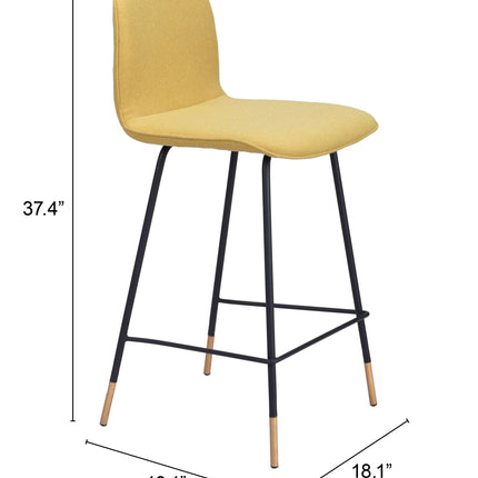 Var Counter Stool Yellow Counter Stools [TriadCommerceInc]   