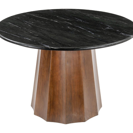 Aipe Dining Table Black & Brown Tables TriadCommerceInc   