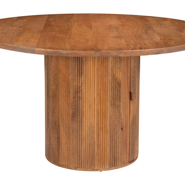 Izola Dining Table Brown Tables TriadCommerceInc   