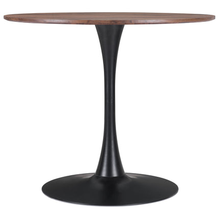 Opus Dining Table Brown & Black Tables TriadCommerceInc   