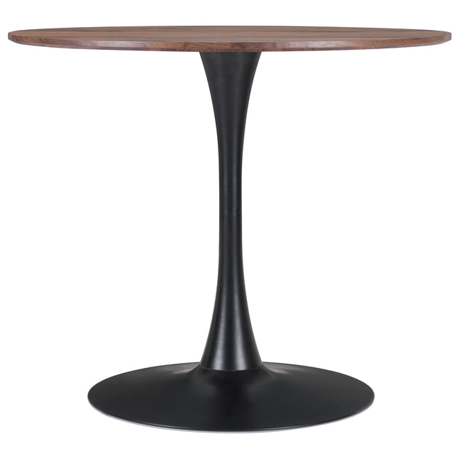 Opus Dining Table Brown & Black Tables TriadCommerceInc   