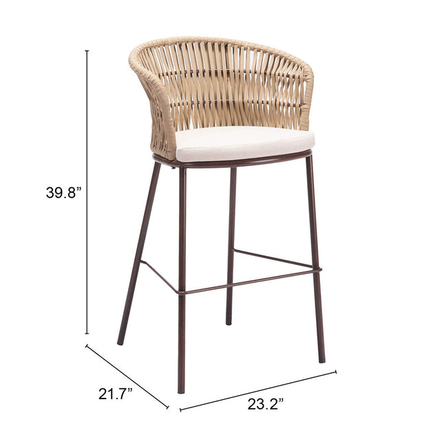 Freycinet Barstool Natural Seating TriadCommerceInc   