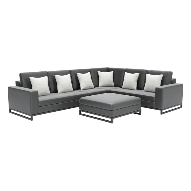 Corona del Mar Modular Sectional Set Graphite Seating [TriadCommerceInc]   