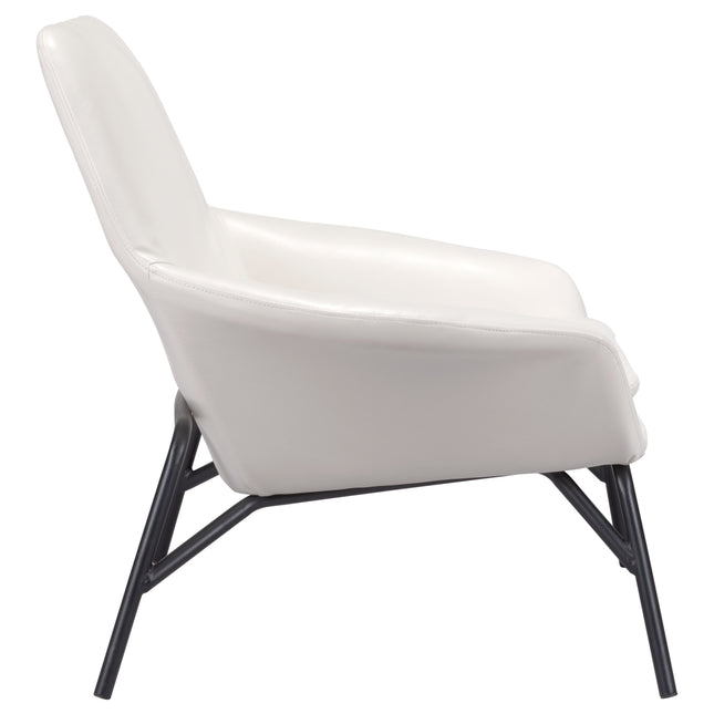 Javier Accent Chair White Chairs TriadCommerceInc   