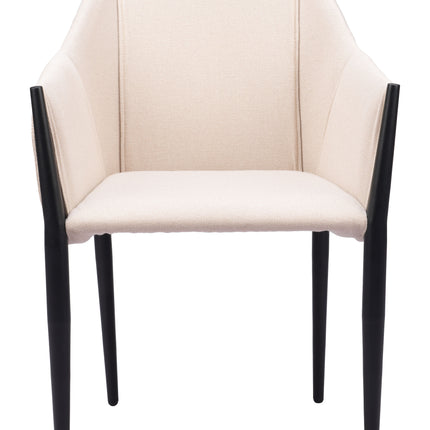 Andover Dining Chair (Set of 2) Beige Chairs TriadCommerceInc   