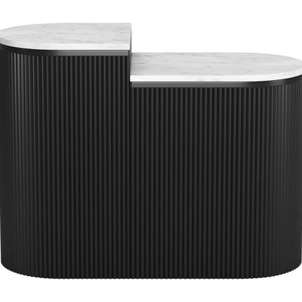 Ormara Side Table Set (2-Piece) White & Black Side Tables TriadCommerceInc   