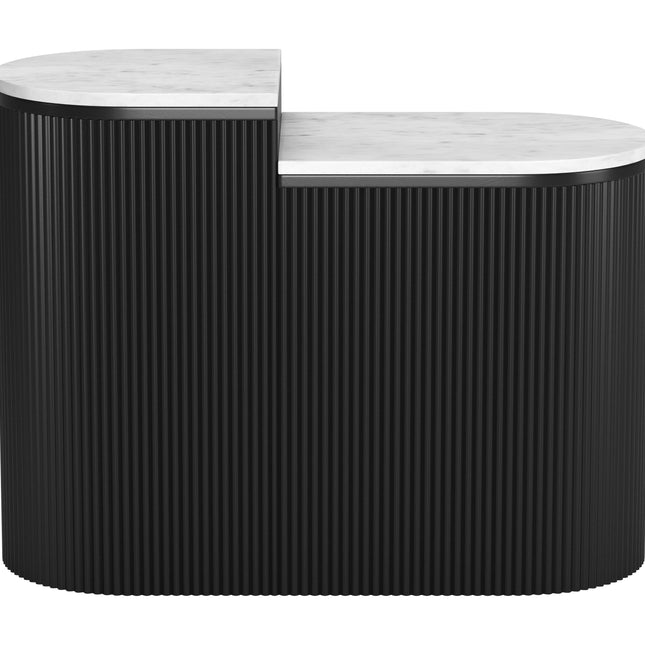 Ormara Side Table Set (2-Piece) White & Black Side Tables TriadCommerceInc   