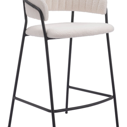 Josephine Counter Stool (Set of 2) Cream Counter Stools TriadCommerceInc Default Title  