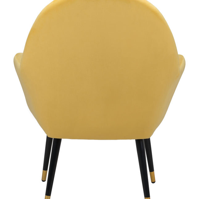 Alexandria Accent Chair Yellow Chairs TriadCommerceInc   