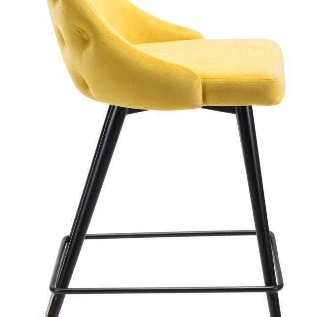 Piccolo Counter Stool Yellow Counter Stools TriadCommerceInc   