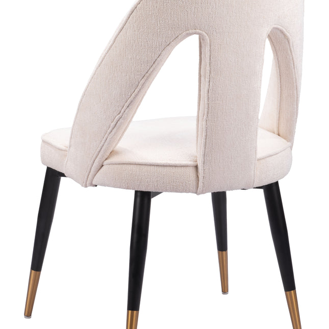 Artus Dining Chair Ivory Chairs TriadCommerceInc   