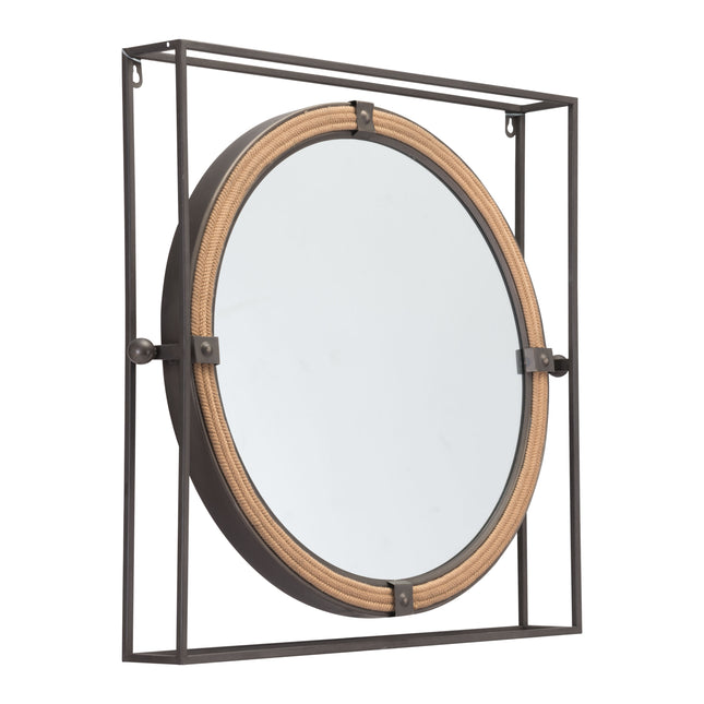 Capell Mirror Antique Gray Mirrors [TriadCommerceInc]   