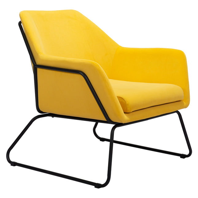 Jose Accent Chair Yellow Chairs TriadCommerceInc   