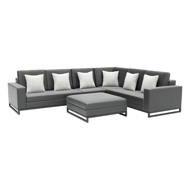 Corona del Mar Modular Sectional Set Graphite Seating [TriadCommerceInc] Default Title  