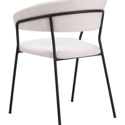 Josephine Dining Chair (Set of 2) Cream Chairs TriadCommerceInc   