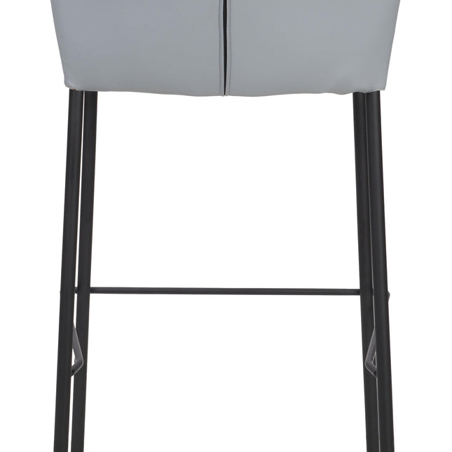 Linz Barstool (Set of 2) Gray Barstools TriadCommerceInc   