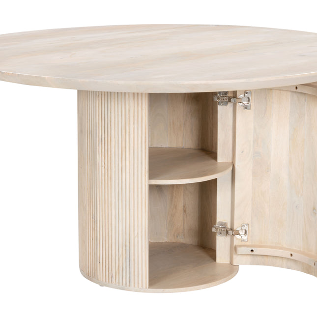 Izola Dining Table Natural Tables TriadCommerceInc   