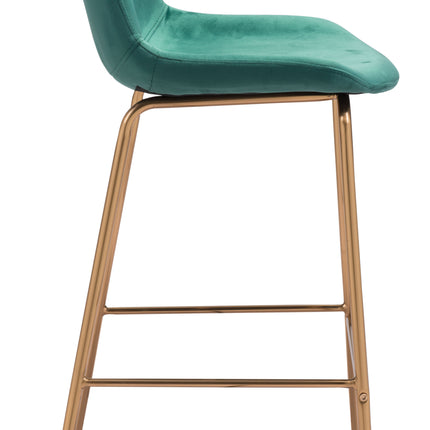 Tony Barstool Green & Gold Barstools [TriadCommerceInc]   