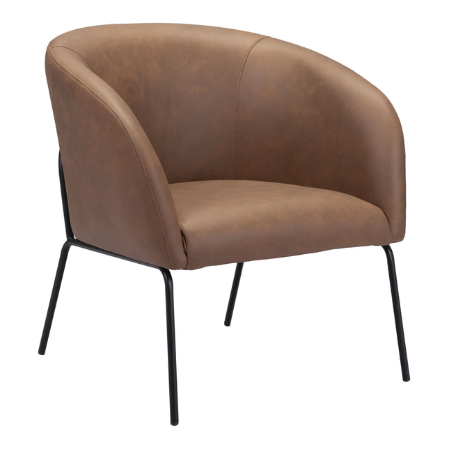 Quinten Accent Chair Vintage Brown Chairs [TriadCommerceInc] Default Title  