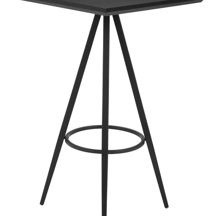 Tinos Bar Table Black Tables TriadCommerceInc   