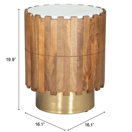 Bombay Side Table Natural Side Tables TriadCommerceInc   