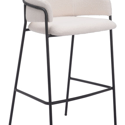 Marcel Barstool (Set of 2) Cream Barstools TriadCommerceInc Default Title  