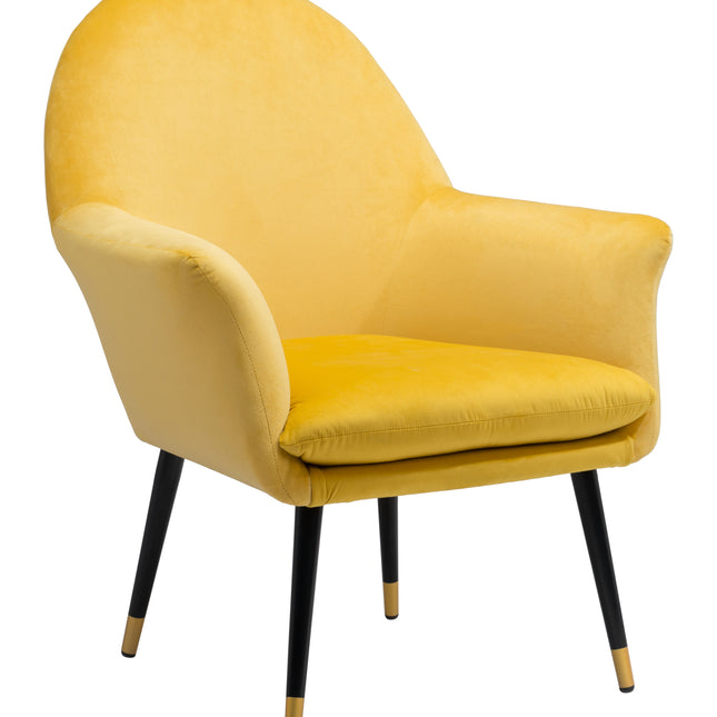 Alexandria Accent Chair Yellow Chairs TriadCommerceInc Default Title  