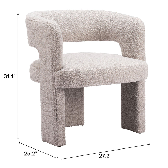 Java Accent Chair Sandy Beige Chairs TriadCommerceInc   