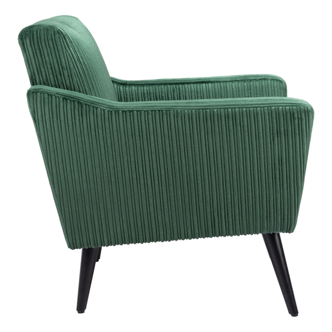 Bastille Accent Chair Green Chairs [TriadCommerceInc]   