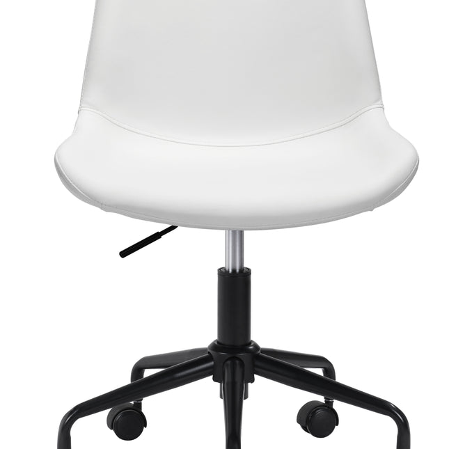 Byron Office Chair White Chairs TriadCommerceInc   