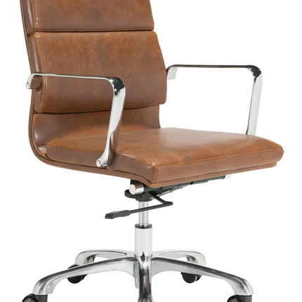 Ithaca Office Chair Vintage Brown Chairs TriadCommerceInc Default Title  