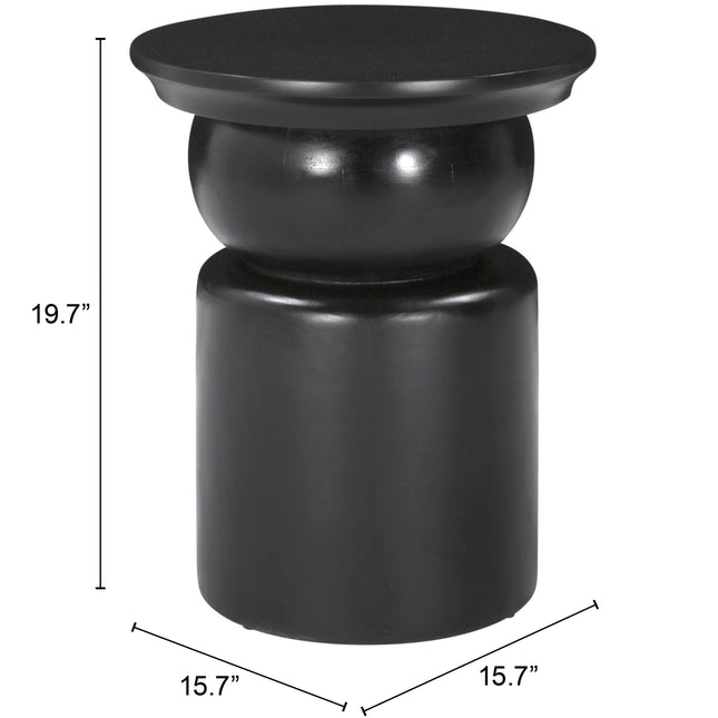 Colombo Side Table Black Side Tables TriadCommerceInc   