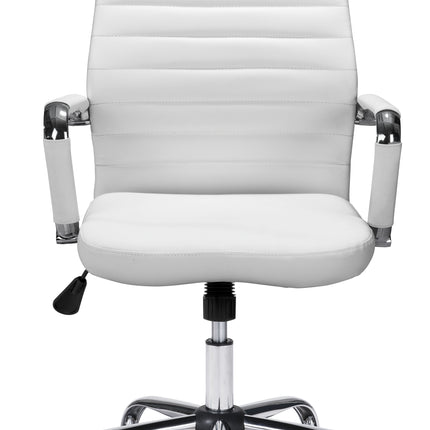 Primero Office Chair White Chairs [TriadCommerceInc]   