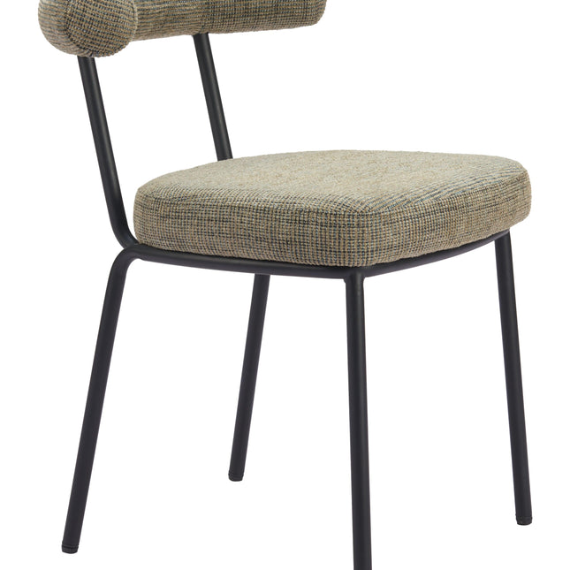 Kede Dining Chair (Set of 2) Green Tweed Chairs TriadCommerceInc Default Title  