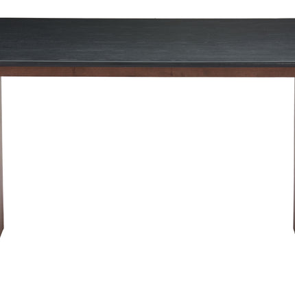 Lassig Dining Table Black & Walnut Tables [TriadCommerceInc]   