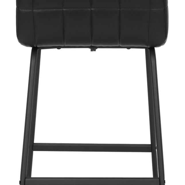 Pago Counter Stool (Set of 2) Black Counter Stools TriadCommerceInc   