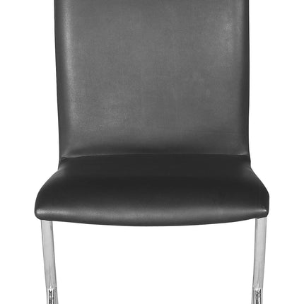 Delfin Dining Chair (Set of 2) Black Chairs TriadCommerceInc   