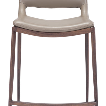 Ace Counter Stool (Set of 2) Brown & Walnut Counter Stools TriadCommerceInc   