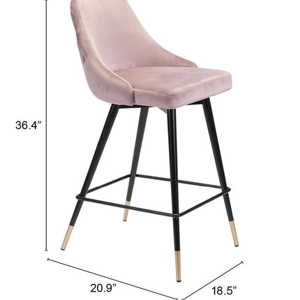 Piccolo Counter Stool Pink Counter Stools [TriadCommerceInc]   