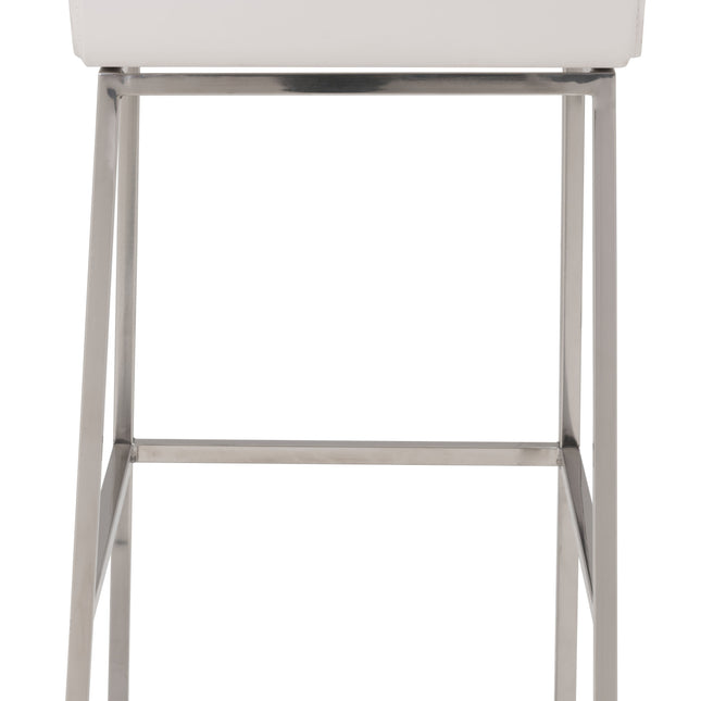 Marina Barstool (Set of 2) White Barstools TriadCommerceInc   