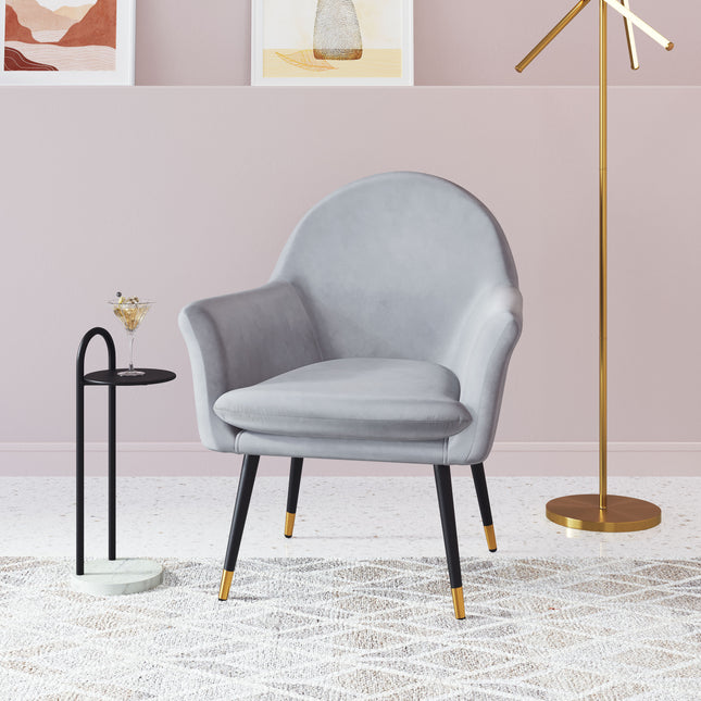 Alexandria Accent Chair Gray Chairs [TriadCommerceInc]   