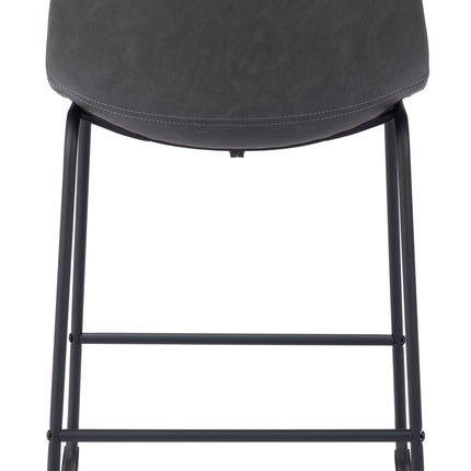 Smart Counter Stool (Set of 2) Charcoal Counter Stools TriadCommerceInc   