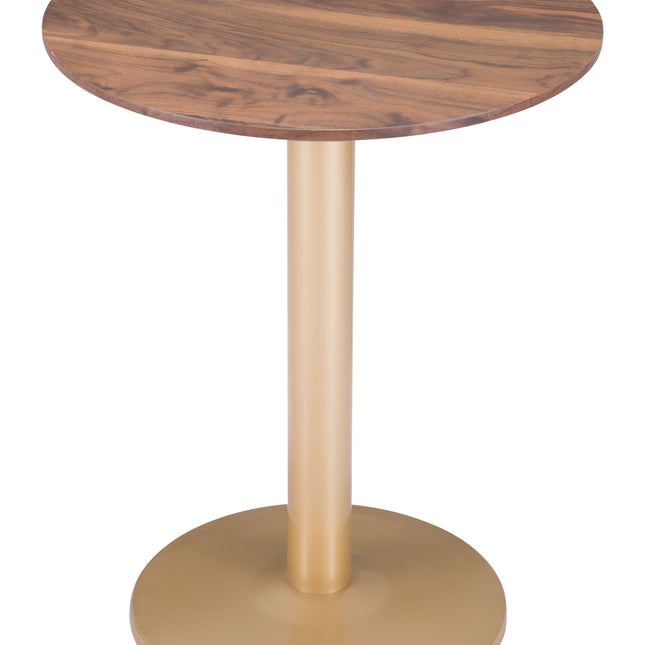 Alto Bistro Table Brown & Gold Tables TriadCommerceInc   