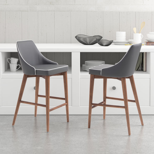 Moor Counter Stool Dark Gray Counter Stools TriadCommerceInc   