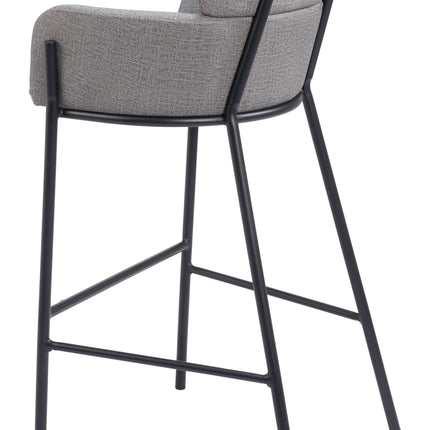 Bremor Barstool Slate Gray Barstools TriadCommerceInc   