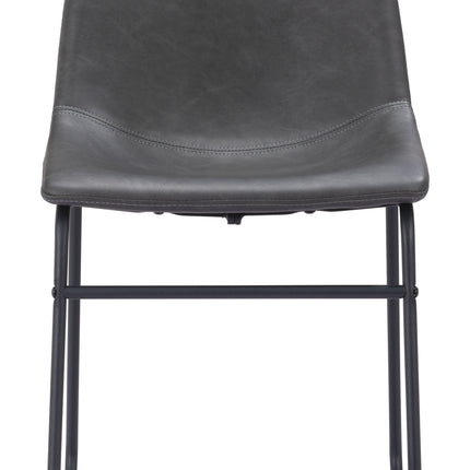 Smart Dining Chair (Set of 2) Charcoal Chairs [TriadCommerceInc]   